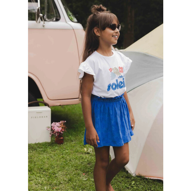 Looxs Revolution Zomerrokje badstof kobalt voor meisjes in de kleur 2512-7732-185 large
