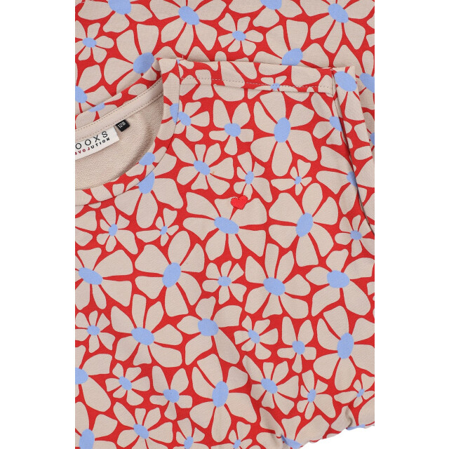 Looxs Revolution Zomer sweat top meisjes - 2512-7838-828-Big flower large