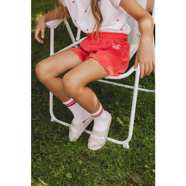 Looxs Revolution Zomer short meisjes terry - 2512-7642-282-Red apple large
