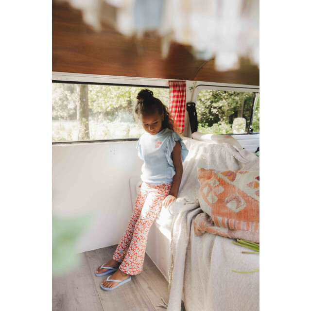 Looxs Revolution Zomer sweat broek meisjes - 2512-7638-828-Big flower large