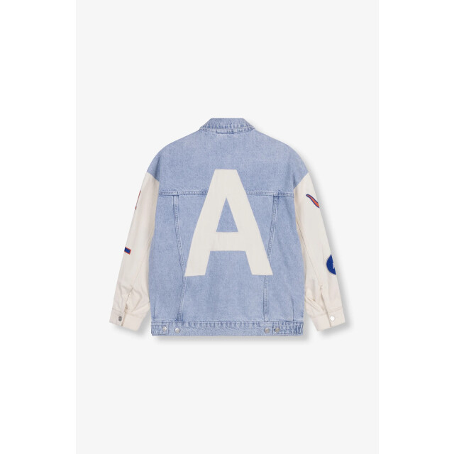Alix The Label 2503432091 mixed sleeves denim jacket 2503432091 mixed sleeves denim jacket large