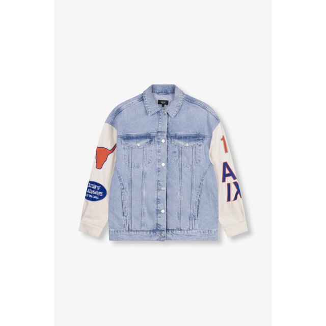Alix The Label 2503432091 mixed sleeves denim jacket 2503432091 mixed sleeves denim jacket large