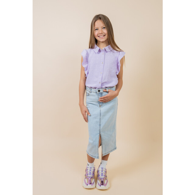 MAYCE Zomer jeans rok meisjes licht denim MY502-5702-800 large
