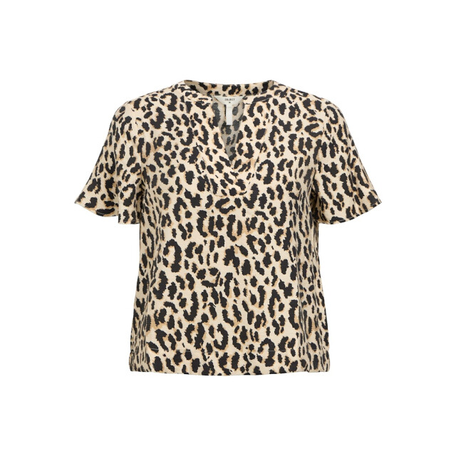 Object objkarina s/s re v-neck top noos 23045928 leopard 06613.849.0044 large