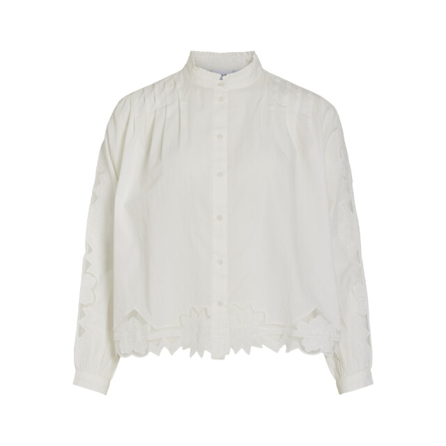 Vila vimikilla ls lace shirt/c32 14104713 cloud dancer 06615.100.0174 large
