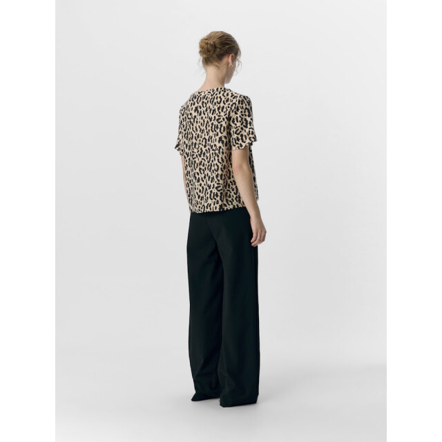 Object objkarina s/s re v-neck top noos 23045928 leopard 06613.849.0044 large