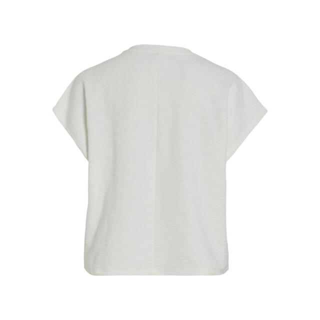 Vila viamy v-neck 2/4 top 14104510 snow white 06011.100.0248 large