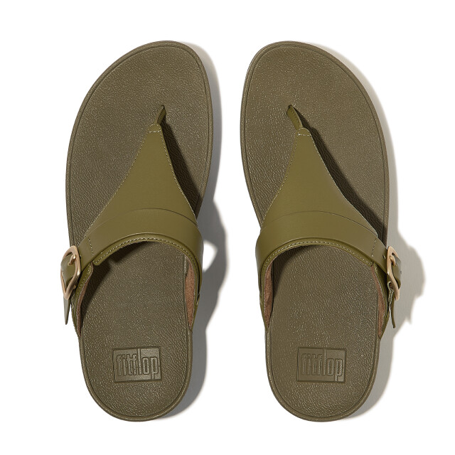 FitFlop Lulu adjustable toe post leather ES8 large