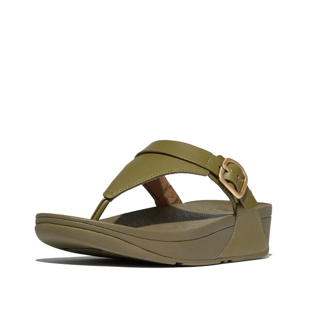 FitFlop Lulu adjustable toe post leather ES8 large