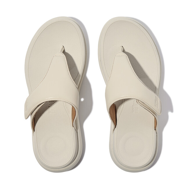 FitFlop F-mode go adjustable flatform toe-post sandals IW1 large