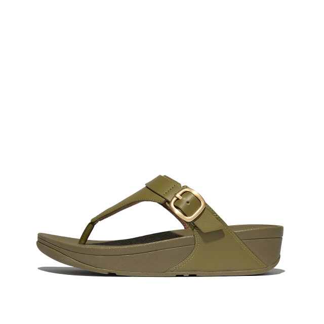 FitFlop Lulu adjustable toe post leather ES8 large