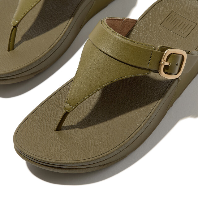 FitFlop Lulu adjustable toe post leather ES8 large