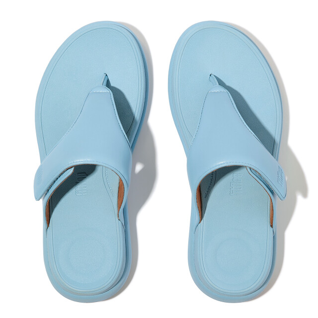 FitFlop F-mode go adjustable flatform toe-post sandals IW1 large