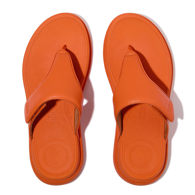 FitFlop F-mode go adjustable flatform toe-post sandals IW1 large