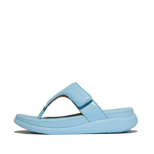 FitFlop F-mode go adjustable flatform toe-post sandals IW1 large