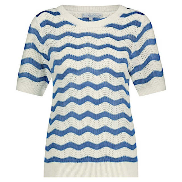 Red Button Trui srb4516 sweet zigzag fresh blue SRB4516 Sweet zigzag - fresh BLue large