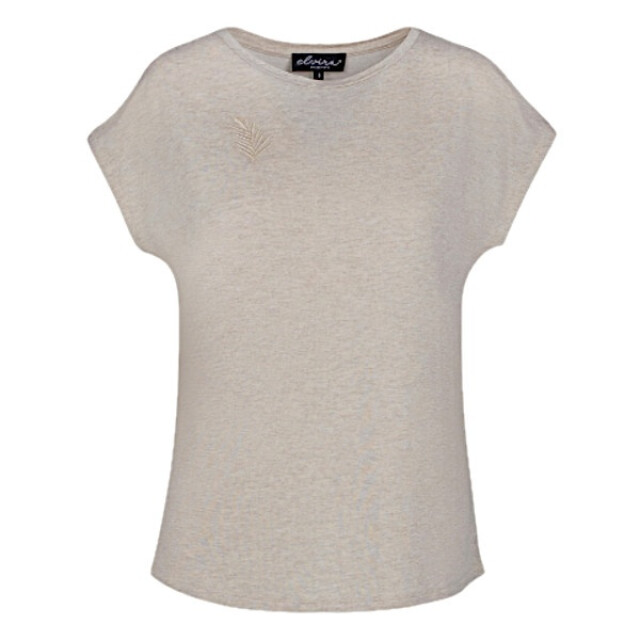 Elvira Collections T-shirt leaves sand Leaves - Sand large