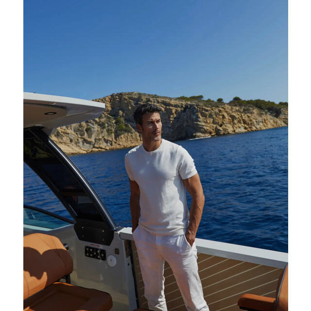 Blue Industry Kbis25-m17 t-shirt off white KBIS25-M17 OFF WHITE large