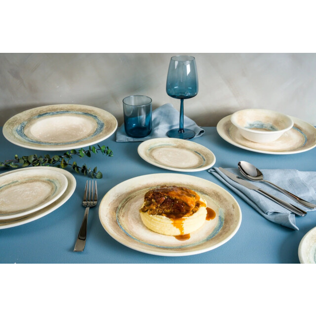 Bonna Serveerschaal tranquil porselein 25 cm set van 2 3084057 large
