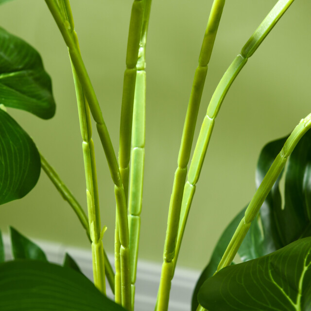 4goodz Homcom kunstplant monstera 120 cm kunstplant met pot en mos 3128082 large