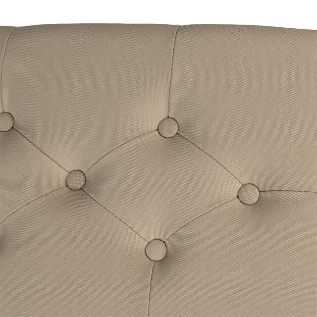 Clayre & Eef Bankje 122x41x46 cm beige hout textiel 3090892 large