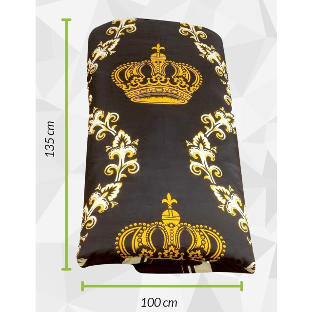 Hanse® Gouden kroon dekbedovertrek 1 persoons 135x200 cm 3048632 large