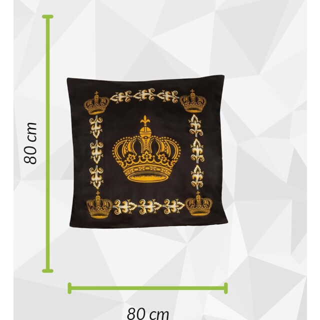 Hanse® Gouden kroon dekbedovertrek 1 persoons 135x200 cm 3048632 large