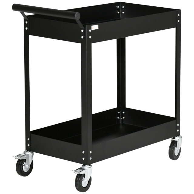 4goodz Gereedschapswagen met 2 etages, lege werkplaatswagen 3115210 large