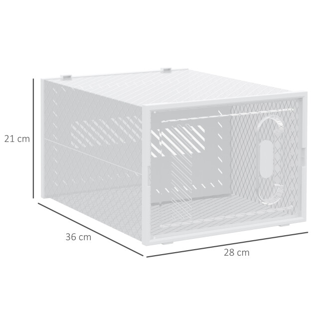 4goodz Homcom 8-delige set sneakerbox schoenendozen schoenorganizer 3115206 large