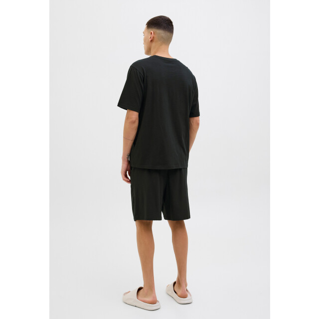 Jack & Jones Heren korte shortama pyjamaset jaceverest 12273635-Zwart large