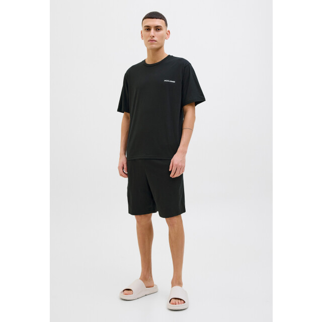 Jack & Jones Heren korte shortama pyjamaset jaceverest 12273635-Zwart large