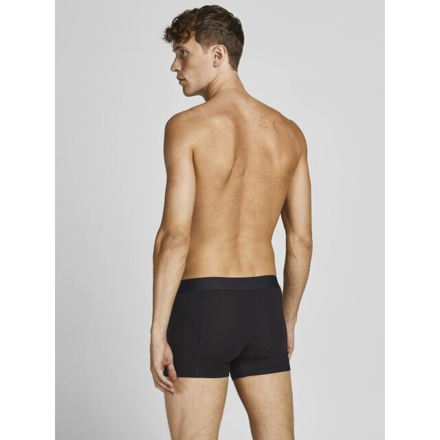 Jack & Jones Heren boxershorts trunks effen jacbasic bamboe 6-pack 12198852-2x-BLACK large