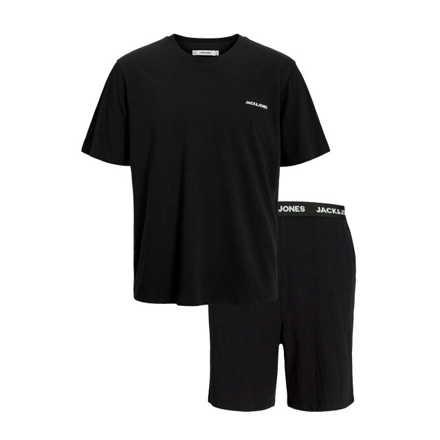 Jack & Jones Heren korte shortama pyjamaset jaceverest 12273635-Zwart large