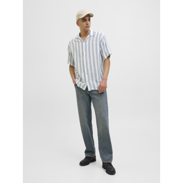Jack & Jones Jjeenzo stripe resort shirt ss sn dessin 5319.09.0032 large