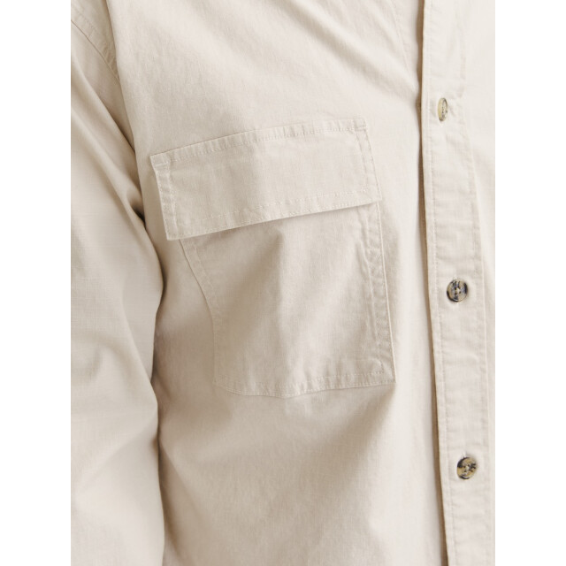 Jack & Jones Jcotarmac ripstop overshirt ls beige 5309.05.0003 large