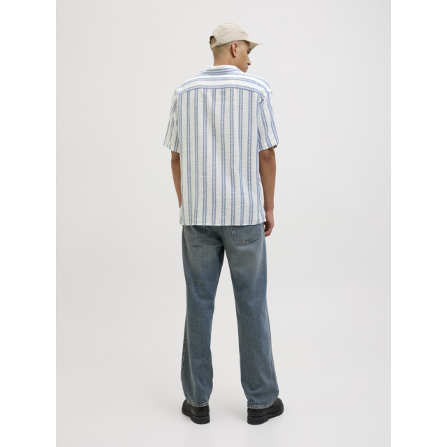 Jack & Jones Jjeenzo stripe resort shirt ss sn dessin 5319.09.0032 large