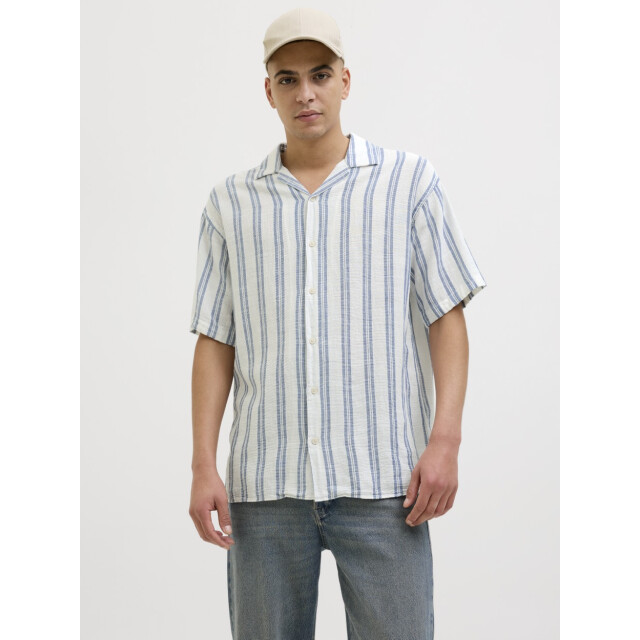Jack & Jones Jjeenzo stripe resort shirt ss sn dessin 5319.09.0032 large