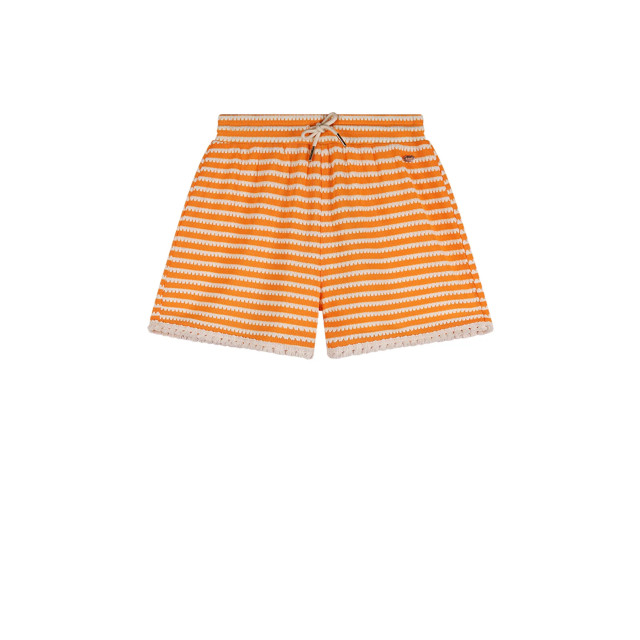 NoBell Zomer short meisjes melon jersey, fancy streep sillas Q503-3605-535 large