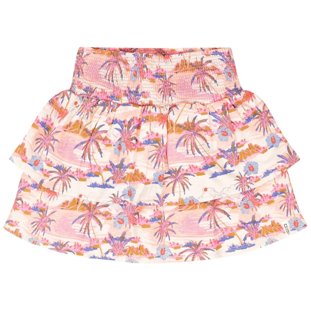 Tumble 'n Dry Zomer rok meisjes licht aop marinella 84-21280-14143-pale peach large