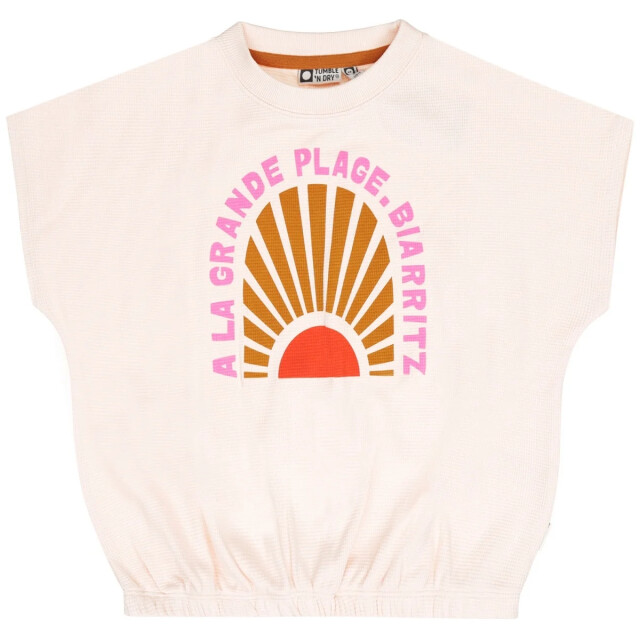 Tumble 'n Dry Zomer t-shirt meisjes licht voila 84-21185-14023-pale peach large