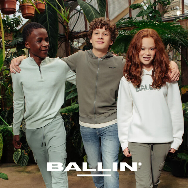 Ballin Amsterdam Zomer broek cargo jongens - logo 25017522-17-groen large