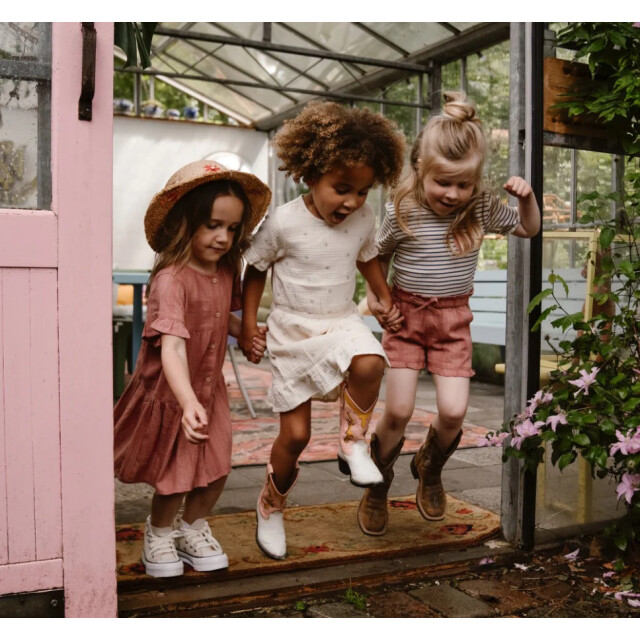 DAILY 7 Zomer short meisjes - paperbag 930188-5750-Ash Rose large