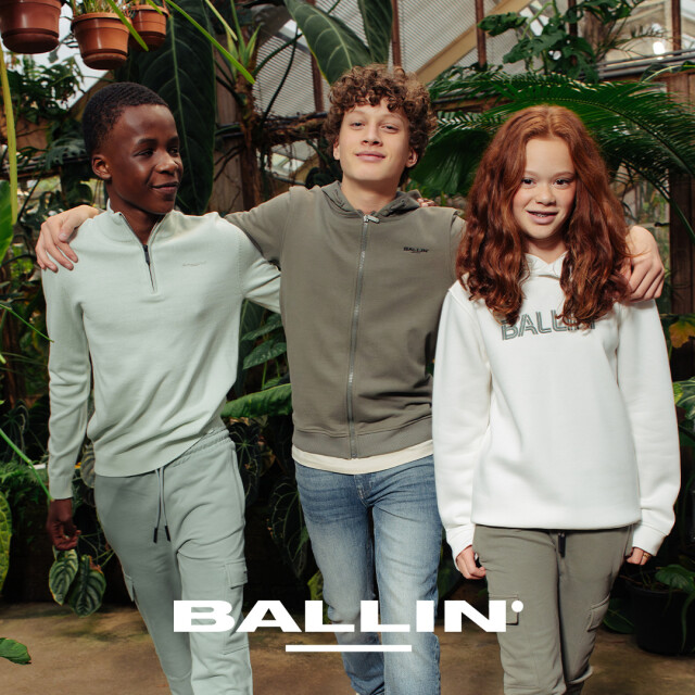 Ballin Amsterdam Zomer broek cargo jongens - logo 25017522-17-groen large
