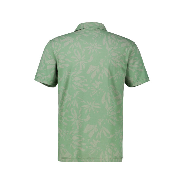 Lerros Heren polo 25332281 612 sage green Lerros Polo 25332281 612SageGreen large
