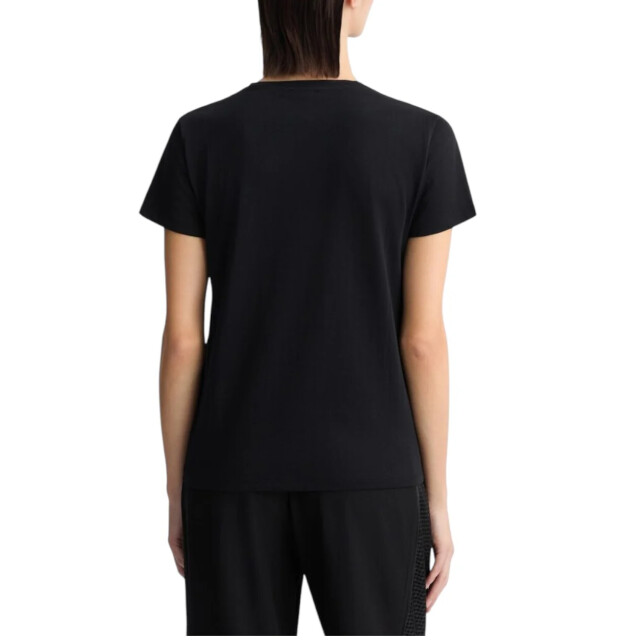 Liu Jo T-shirt dames Liu Jo Zwart T-shirt Met Strass Steentjes large