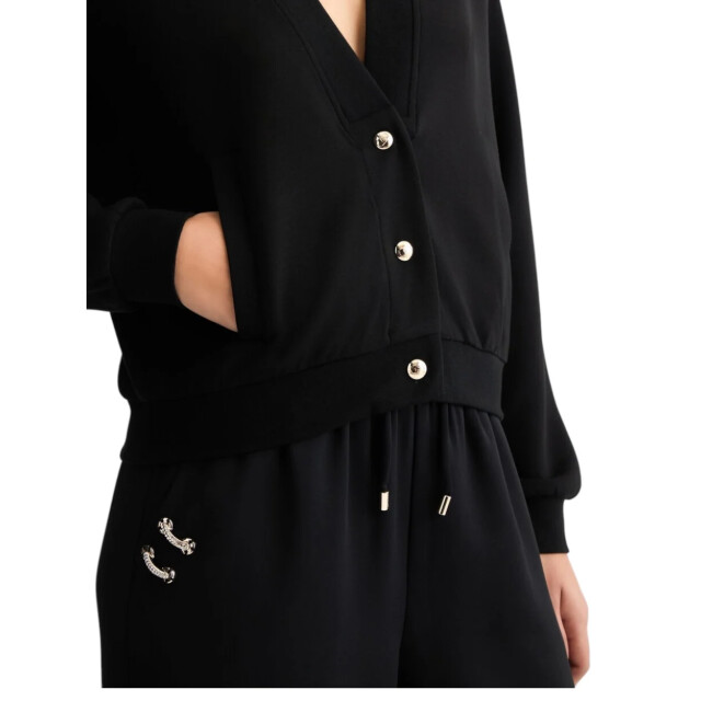 Liu Jo Cardigan dames Liu Jo Zwart Vest Met Knopen large