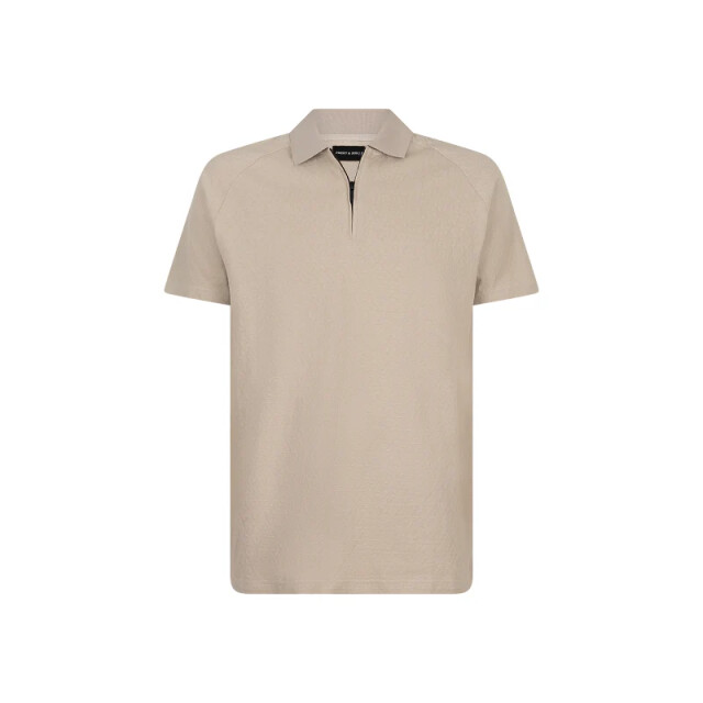 PRESLY & SUN Heren polo tristan feather grey Presley&Sun Polo Tristan FeatherGrey large