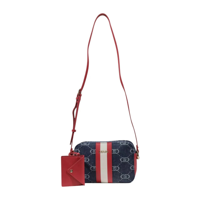 Liu Jo Tas dames Liu Jo Blauw Denim Schoudertas Met Logo large