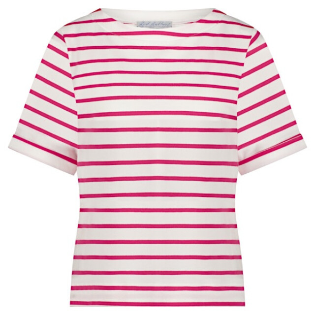Red Button Top srb4528 terry raspberry SRB4528 Terry - Raspberry large