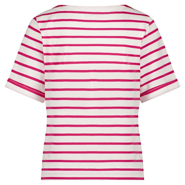 Red Button Top srb4528 terry raspberry SRB4528 Terry - Raspberry large